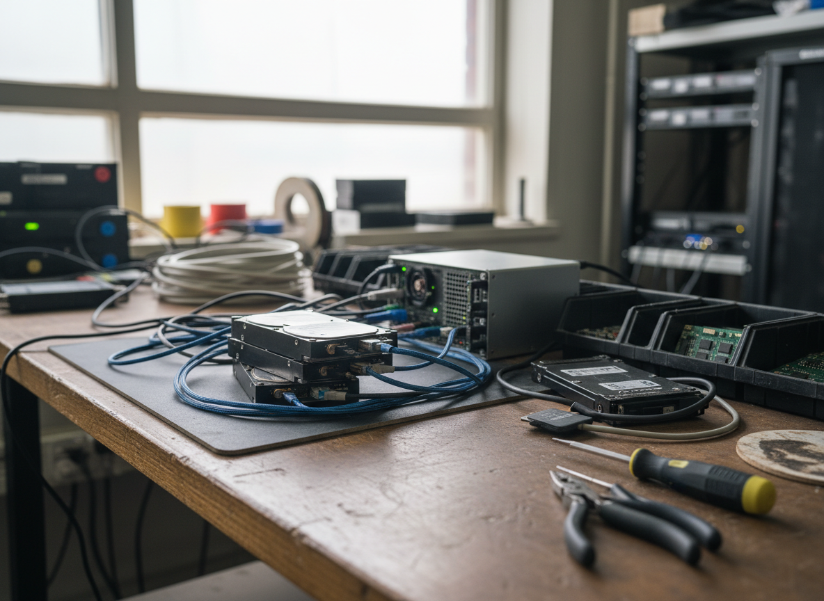 Detail of the working environment behind dependable online services